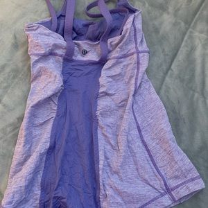 Lululemon purple athletic top